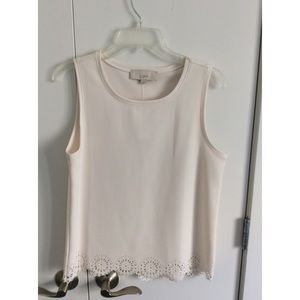 *SOLD*——Ann Taylor LOFT Scalloped Blouse, Size M, NWT!